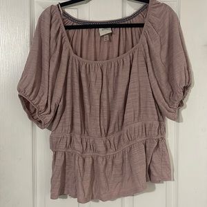 Knox Rose Target dusty rose pink Carmen top